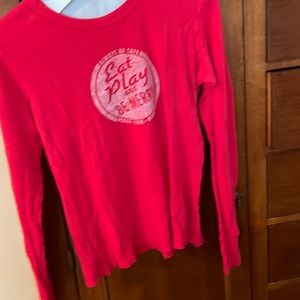 Vintage peace love mom holiday top